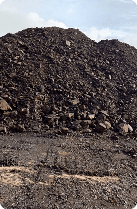 Coal truck and loader