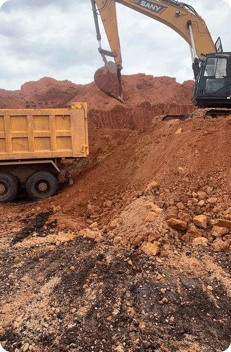 Coal truck and loader