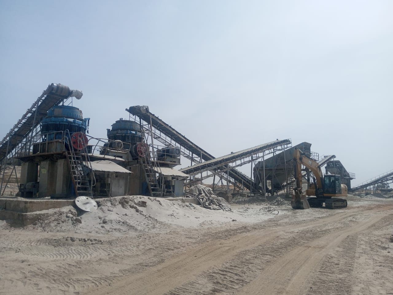 Coal truck and loader