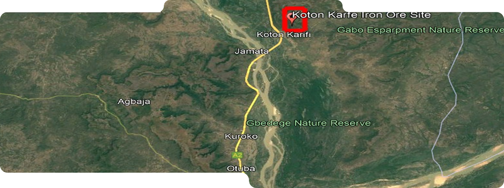 KogiOolitic location map