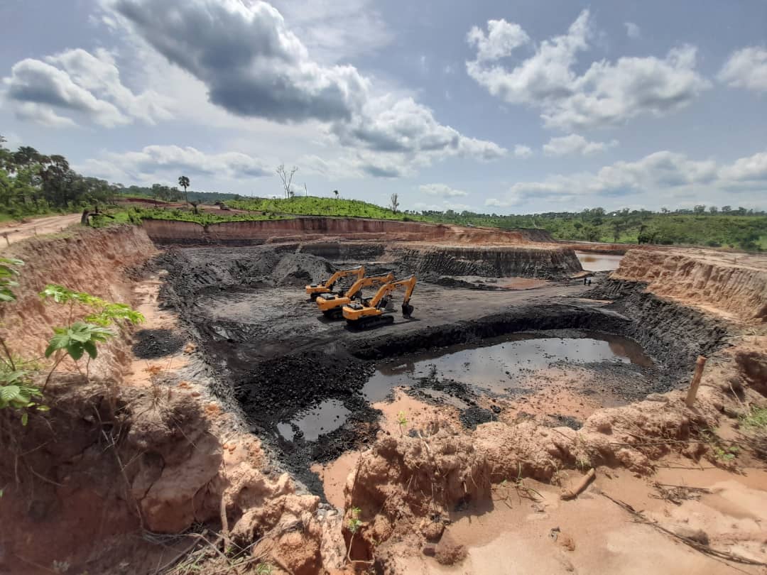 Mining site landscape